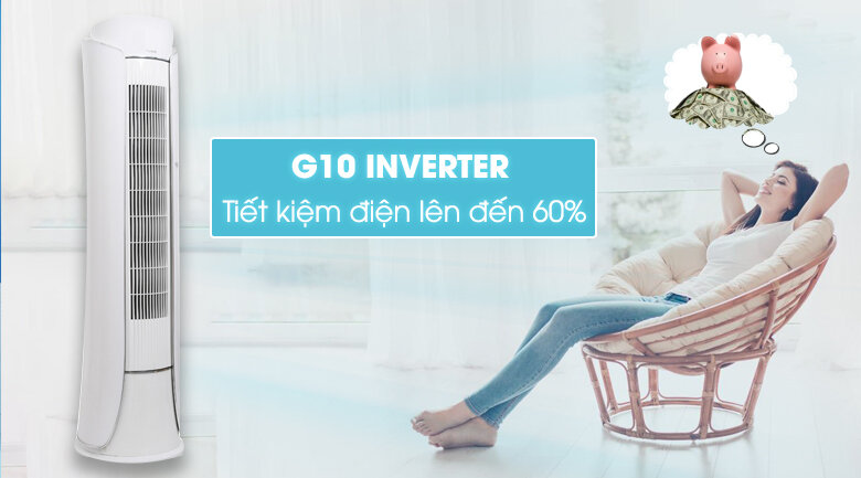 Máy lạnh tủ đứng Gree inverter 2.5 HP GVH24AK-S3DTC5A