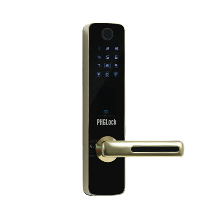 Khóa cửa thông minh PHGLock FP7155 (màu vàng) 