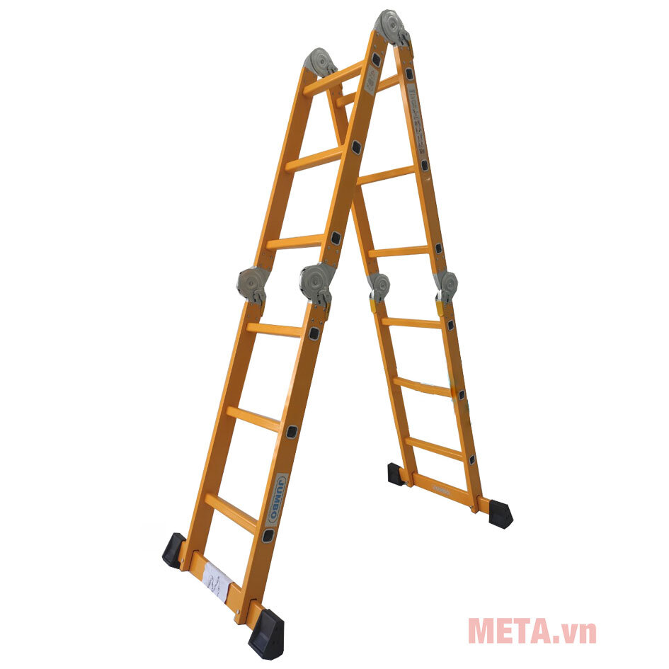 Thang nhôm gấp đa năng 4 đoạn Jumbo B303 Thang nhôm gấp đa năng 4 đoạn Jumbo B303