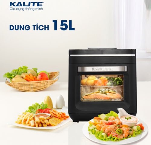 Kalite Steam X có khoang lò rộng rãi với dung tích lên tới 15 lít