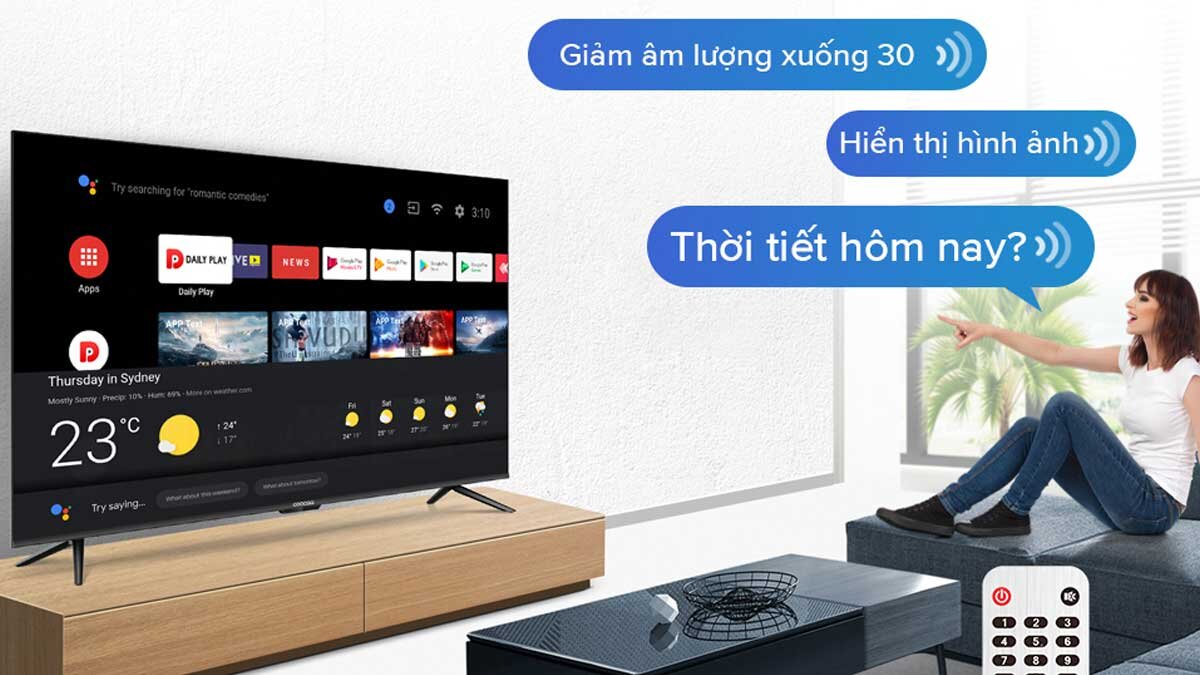 Điều khiển bằng giọng nói đơn giản chỉ vài lệnh thoại