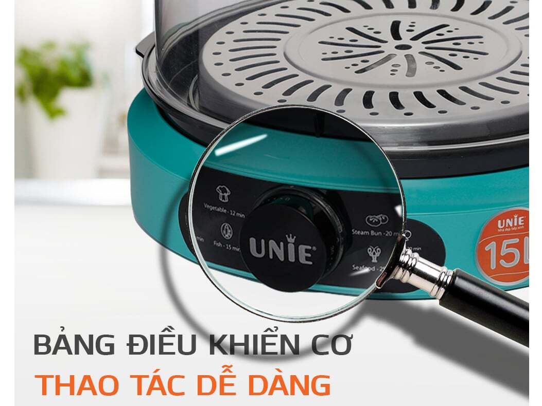 Nồi hấp có bảng điều khiển núm vặn Nồi hấp điện