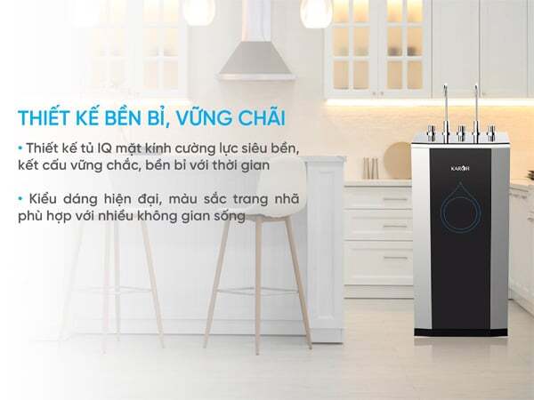 Máy lọc nước nóng lạnh Karofi KAD-D50 có vẻ ngoài sang trọng, tinh tế Máy lọc nước nóng lạnh Karofi KAD-D50 có vẻ ngoài sang trọng, tinh tế