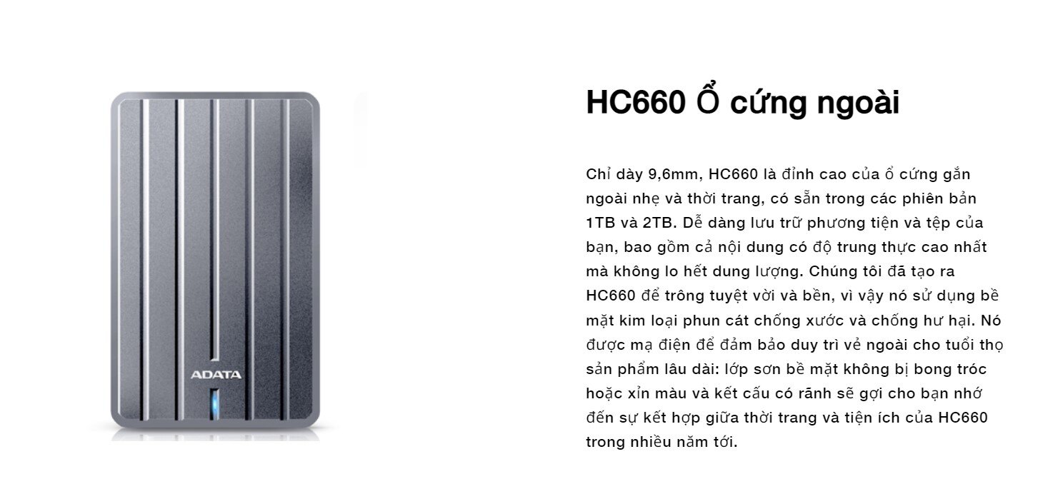 Ổ cứng di động Adata HC660 