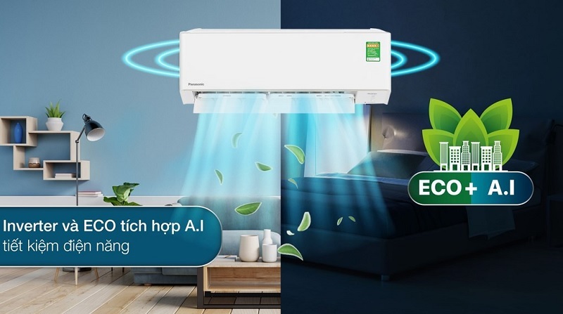 Điều hòa Panasonic Inverter 2 chiều 12000 BTU CU/CS-YZ12AKH-8 gas R-32 Điều hòa Panasonic Inverter 2 chiều 12000 BTU CU/CS-YZ12AKH-8 gas R-32