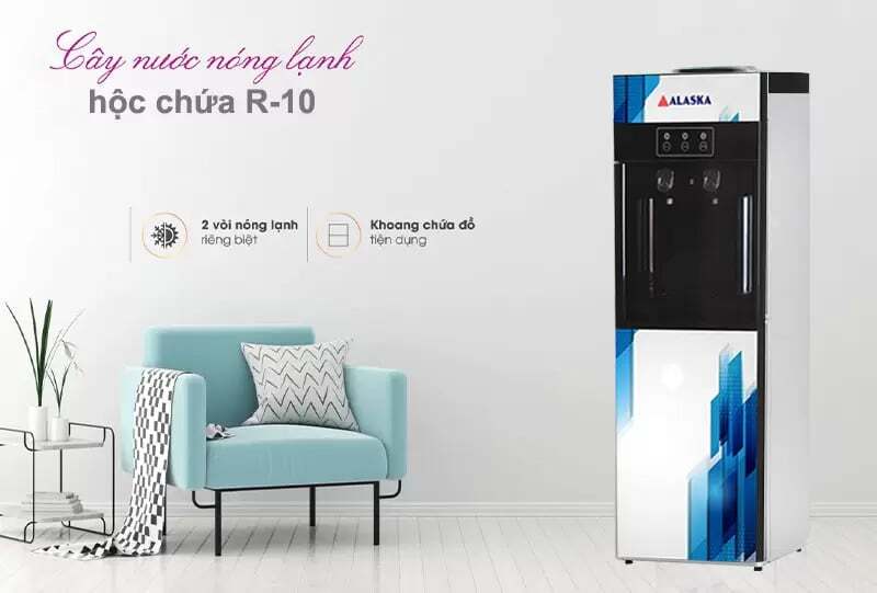 Thiết kế hiện đại và tiện lợi Máy nước uống nóng lạnh Alaska R-10 (New)
