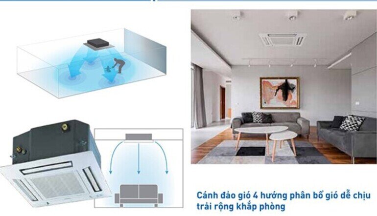 Điều hòa Panasonic Inverter 12000 BTU 2 chiều CS-MZ35WB4H8A gas R-410A