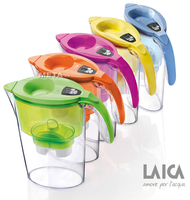 Bộ bình lọc nước, cốc Laica