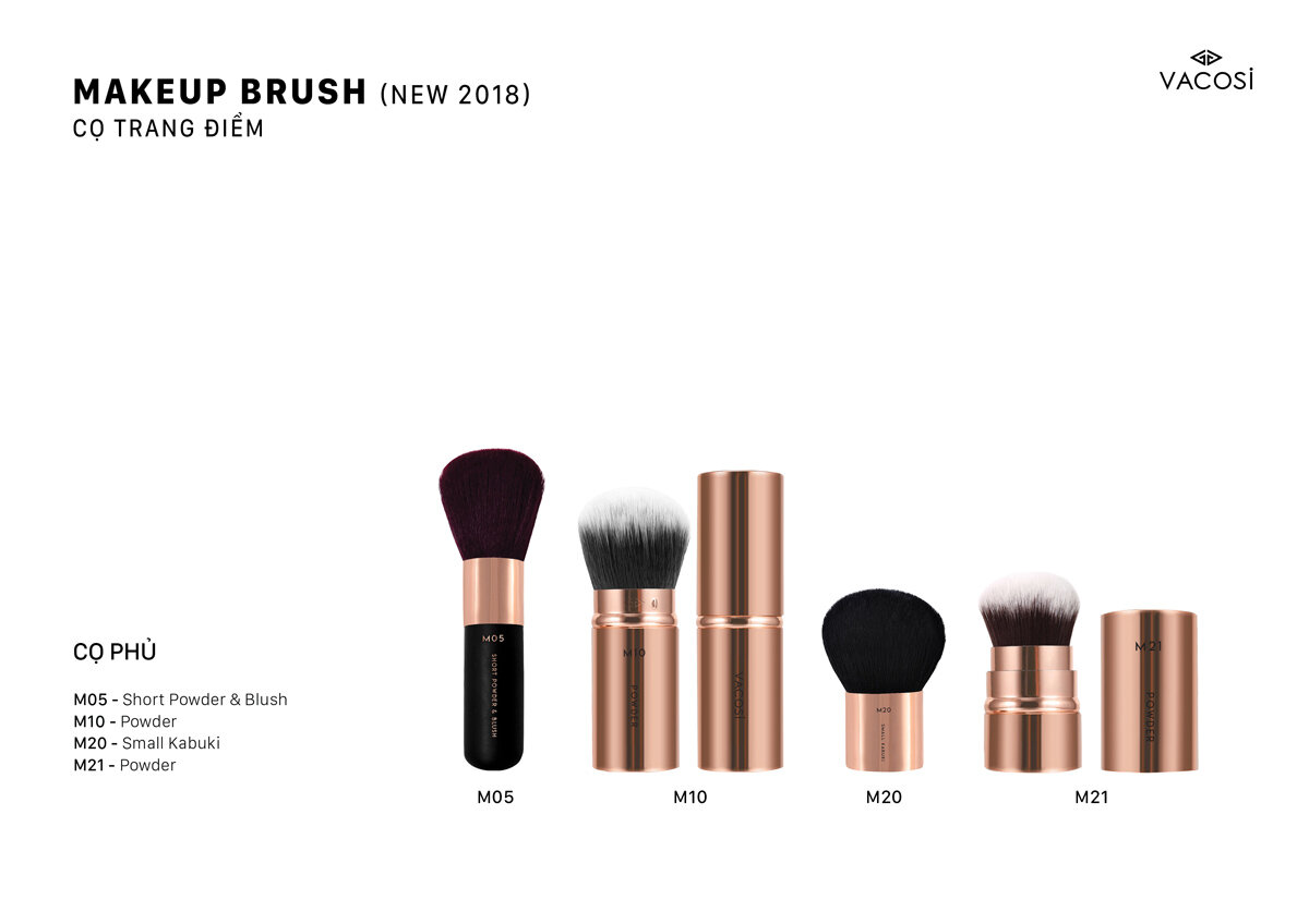 Cọ Phủ Bỏ Túi Vacosi Powder Brush (New 2018)