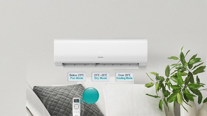 Điều hòa Hisense Inverter 9000 BTU 1 chiều AS-10TR4RYDTU02 gas R-32