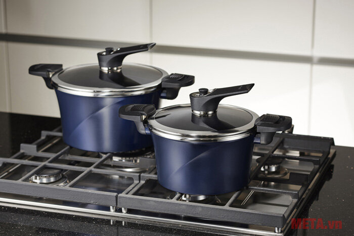 Nồi áp suất cao đáy từ HappyCall xanh 24cm (4,6 lít) (3003-0085)