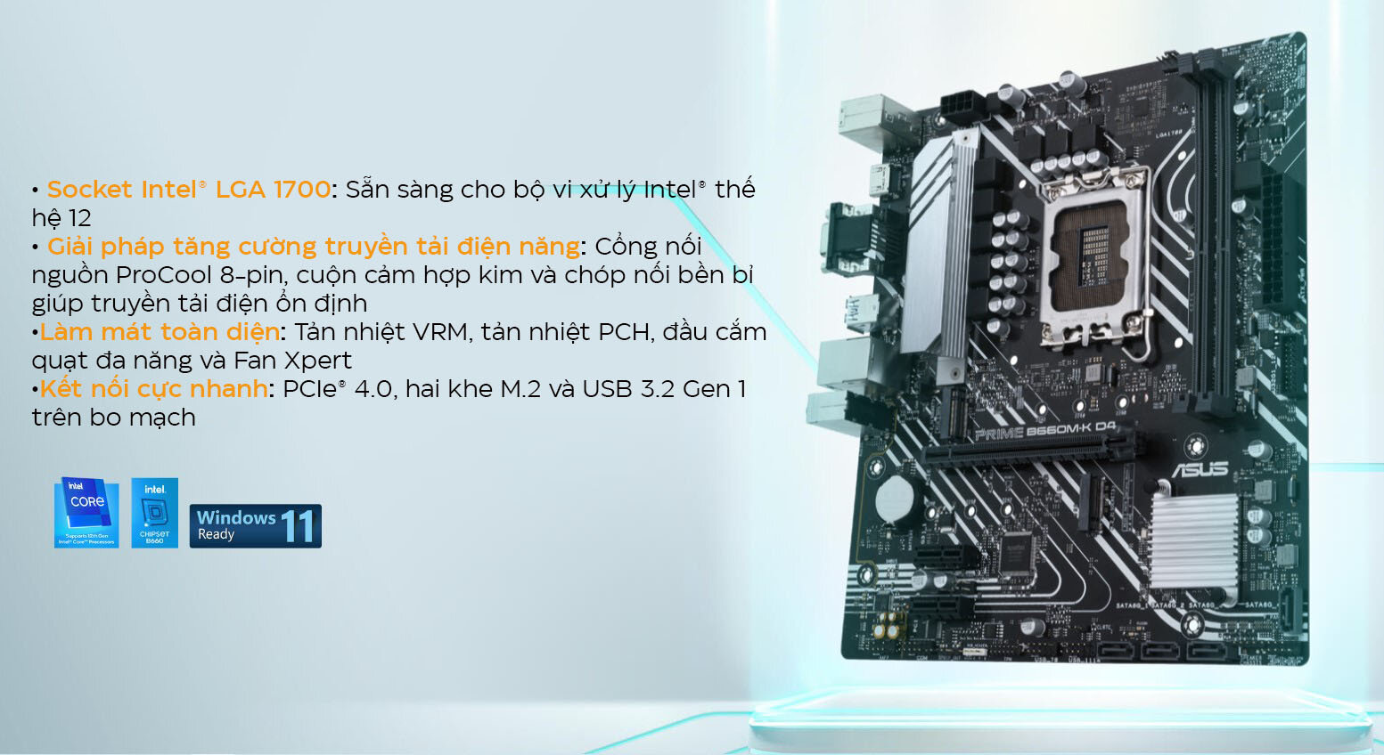 Mainboard Asus PRIME B660M-K D4