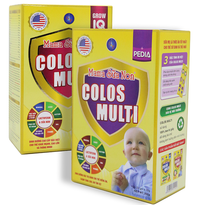 Mama sữa non Colos Multi Pedia - 352g (dành cho trẻ biếng ăn)