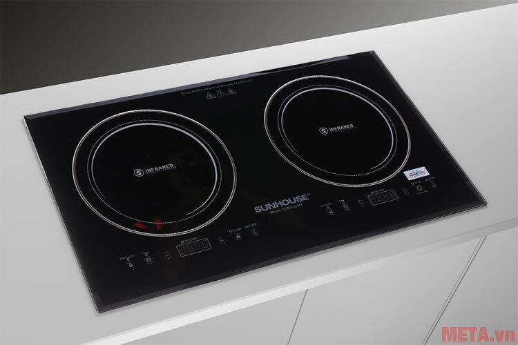 Bếp đôi hồng ngoại Sunhouse SHB9102MT Bếp đôi hồng ngoại Sunhouse SHB9102MT