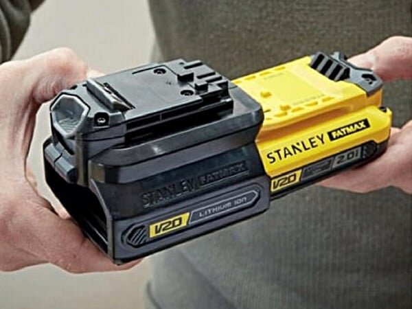 Đế chuyển 20V Fatmax qua máy 18V Stanley SBA100-B1 Đế chuyển 20V Fatmax qua máy 18V Stanley SBA100-B1
