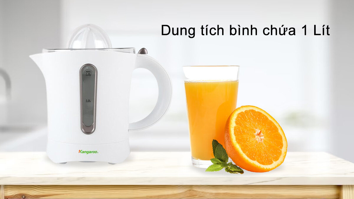 Máy vắt cam Kangaroo KG346B trang bị 2 lưới lọc