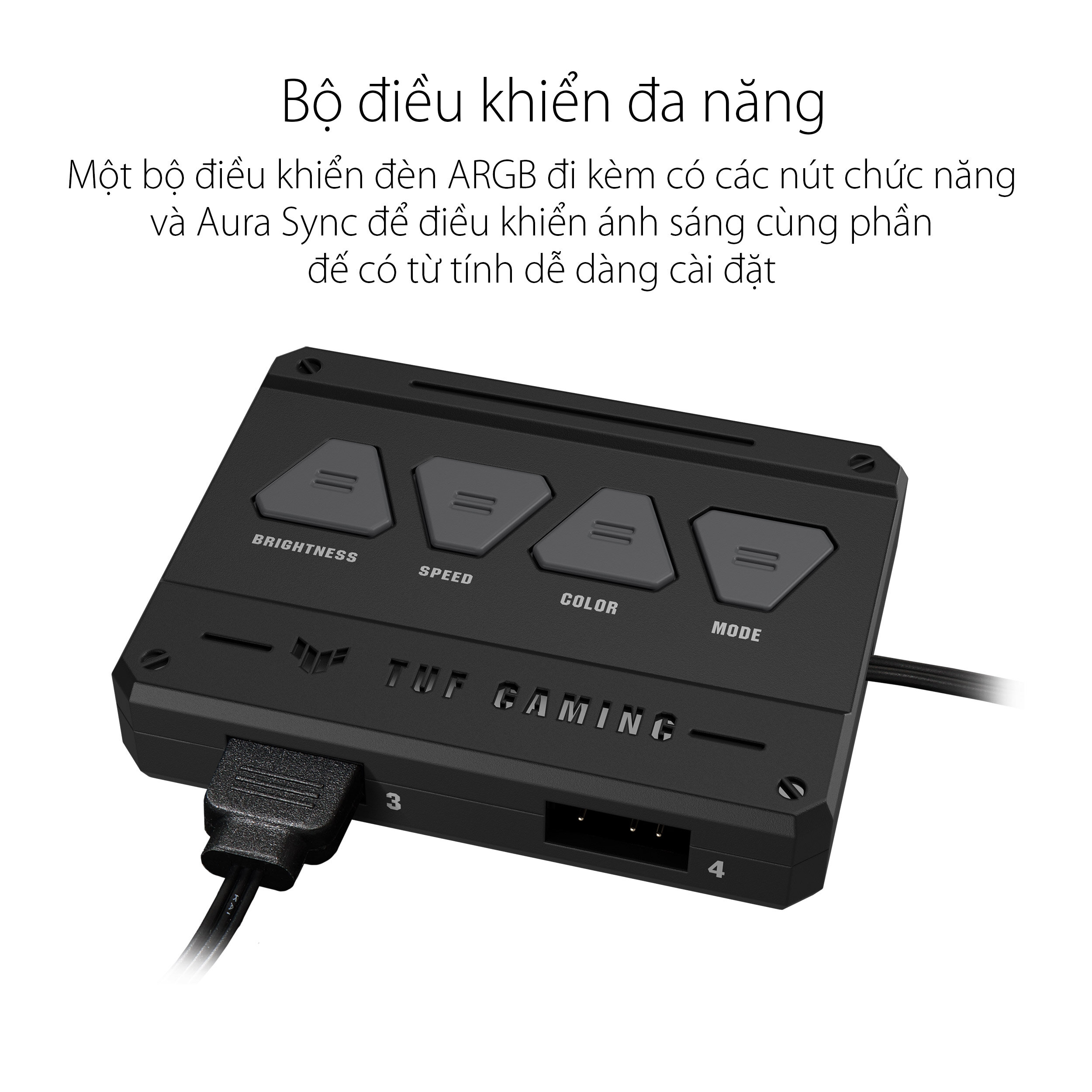 Fan Case Asus TUF GAMING TF120 ARGB 3IN1 ( Pack 3 Fan 12cm / Có Hub) 