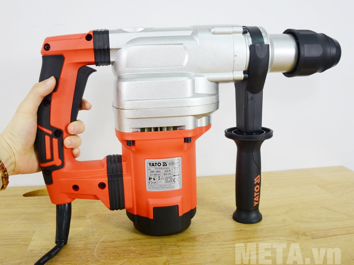 Máy khoan búa đảo chiều - 3 chức năng SDS Max Yato YT-82130 1050W