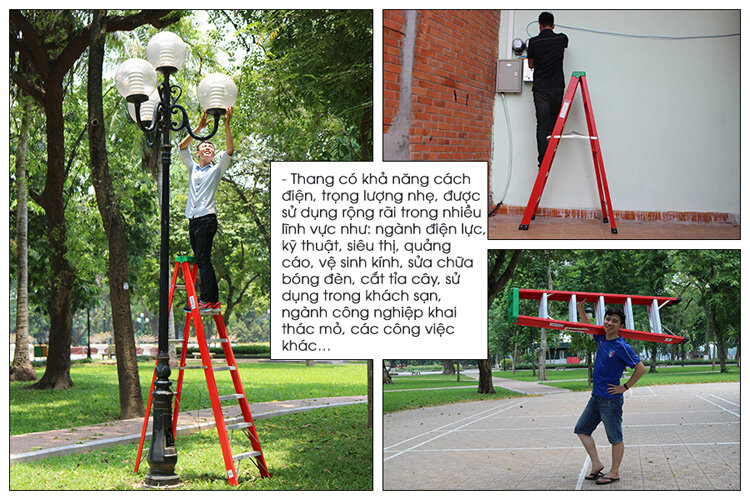 Thang cách điện chữ A Nikawa NKJ-8C