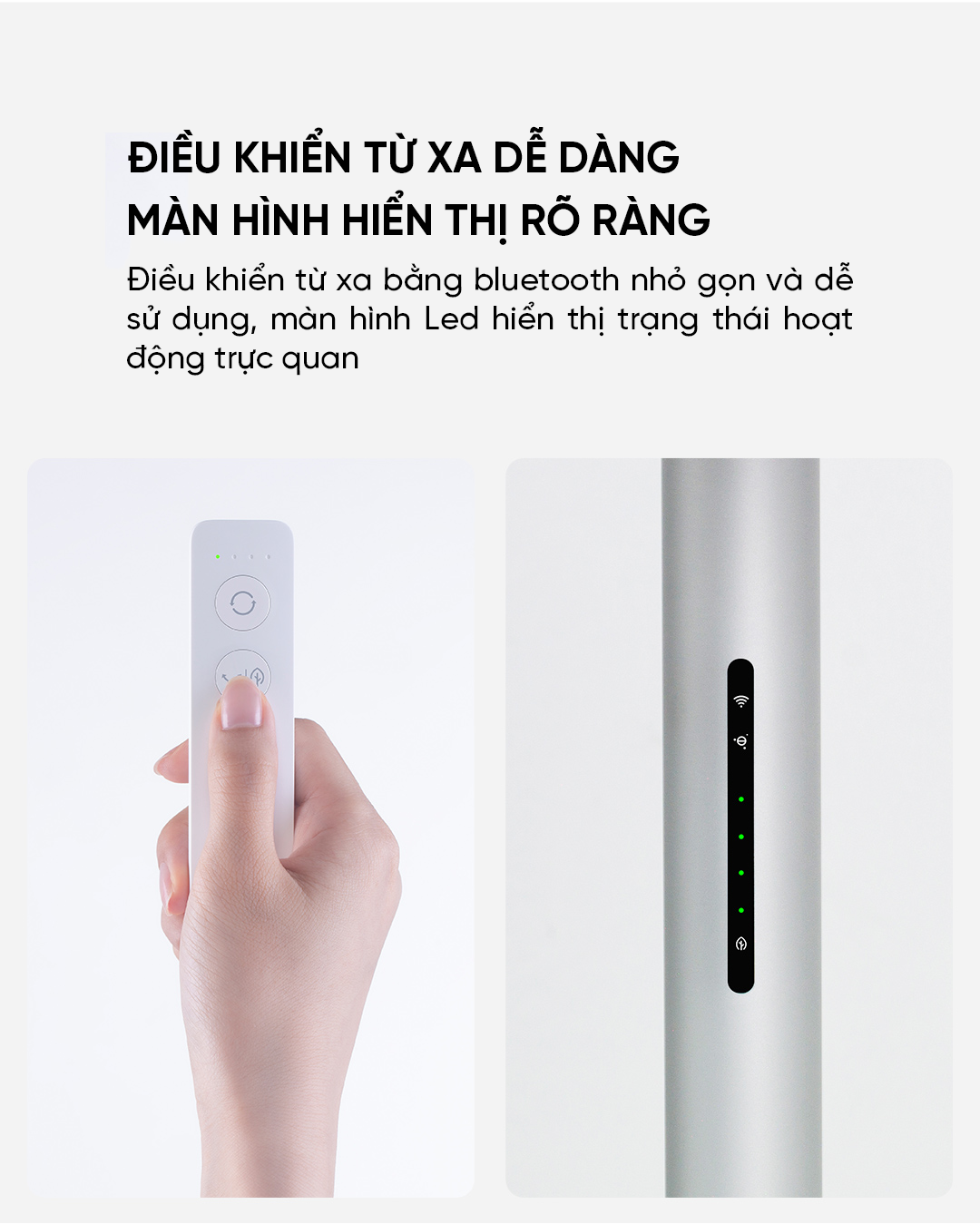Quạt đứng tích điện Smartmi Gen 3 - ZLBPLDS05ZM - Bản quốc tế - Màu trắng
