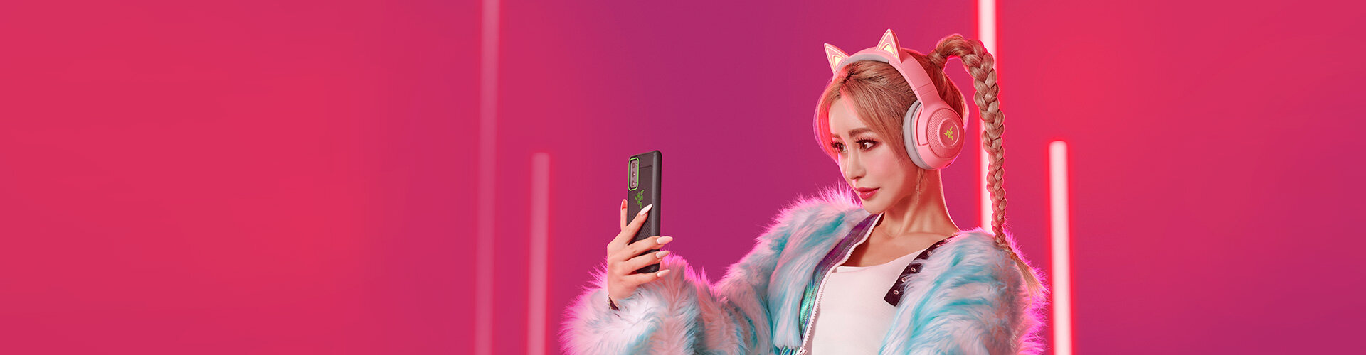 Tai Nghe không dây Razer Kraken BT Kitty-Hồng (Quartz)_RZ04-03520100-R3M1 3