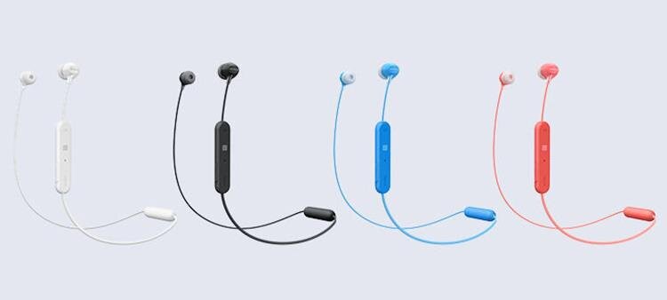 Tai nghe nhét tai không dây sony WI-C300/LZ E màu xanh dương