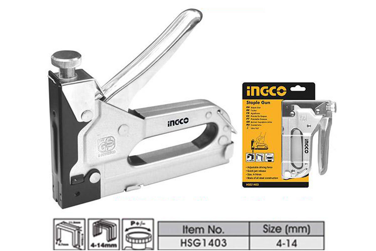 Kềm bấm ghim chữ U 4-14mm INGCO HSG1403