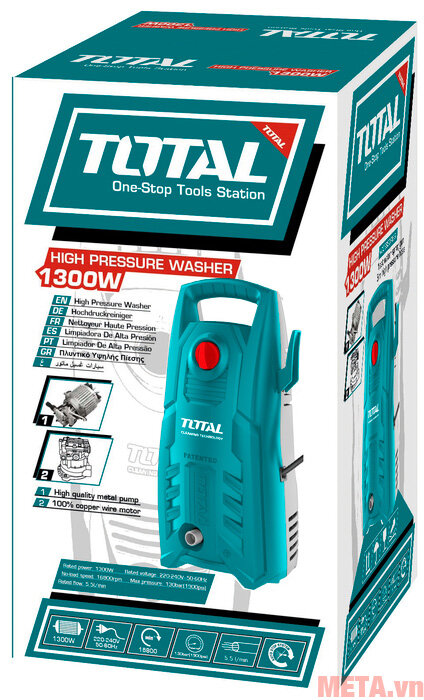 Máy phun xịt rửa áp lực cao Total TGT11316