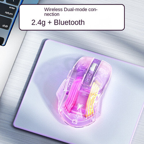 Chuột Gaming Không Dây Aula SC518 Pink