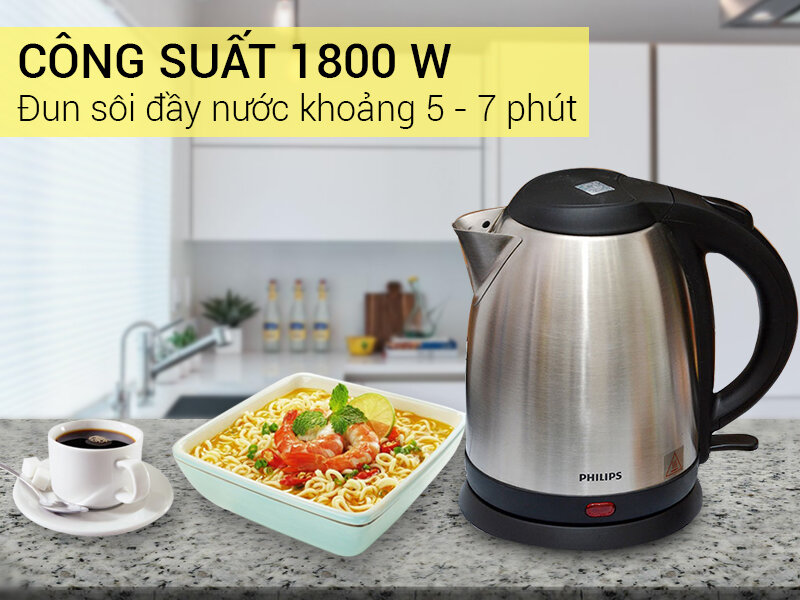 Bình siêu tốc Philips HD9306 1.5 lít Bình siêu tốc Philips HD9306 1.5 lít