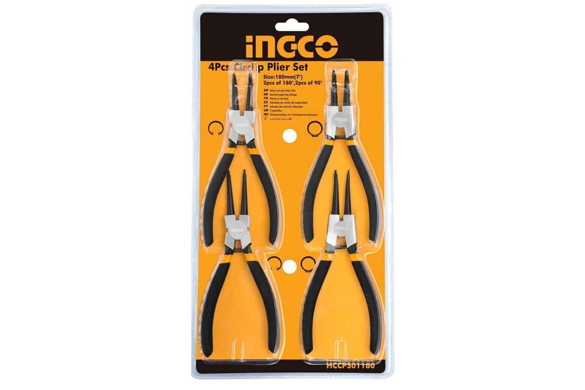 Bộ 4 Kềm Mở Phe 7in INGCO HCCPS01180