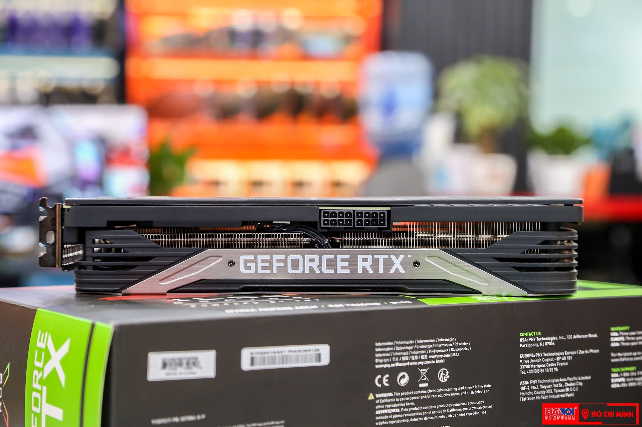 Card màn hình PNY RTX 3070 8GB REVEL EPIC-X RGB Triple Fan Edition LHR