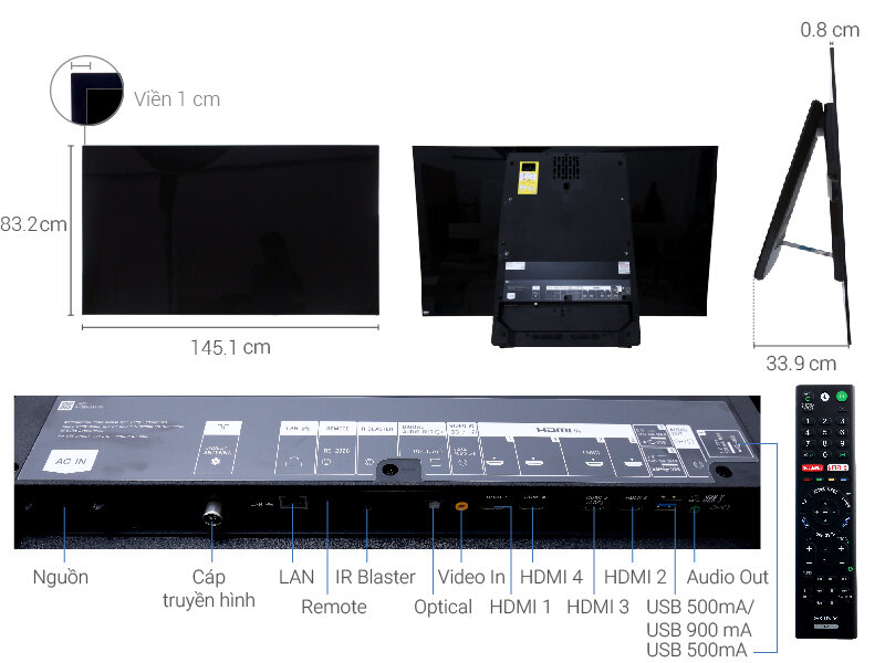 Android Tivi OLED Sony 4K 65 inch KD-65A1 Android Tivi OLED Sony 4K 65 inch KD-65A1