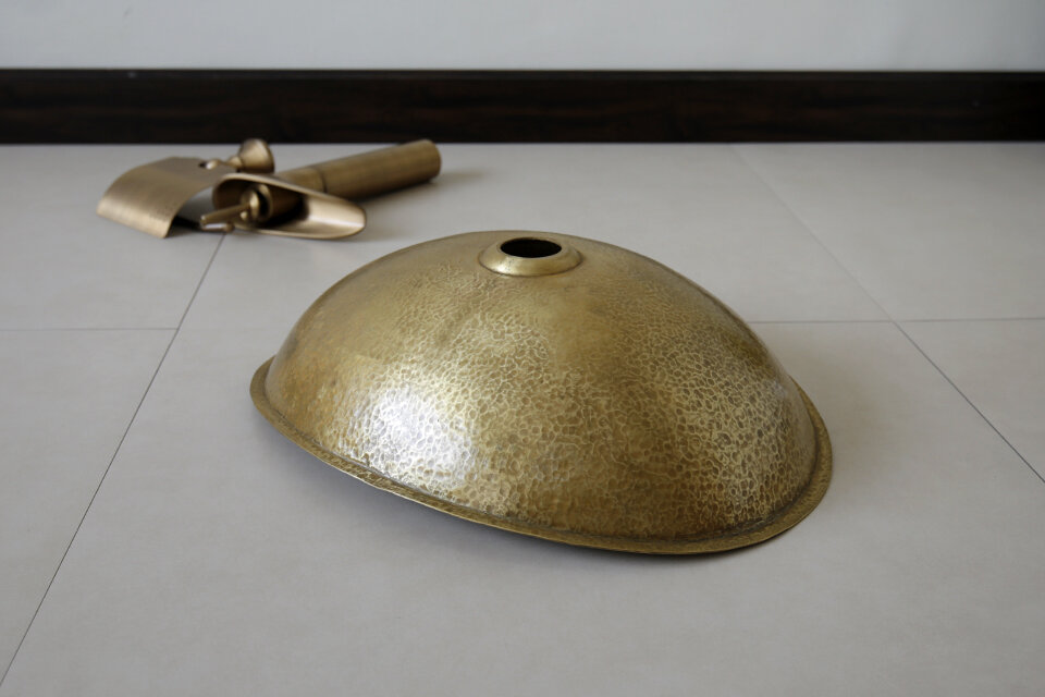 Chậu rửa lavabo bằng đồng Kanly RSC047V / RSC046V 