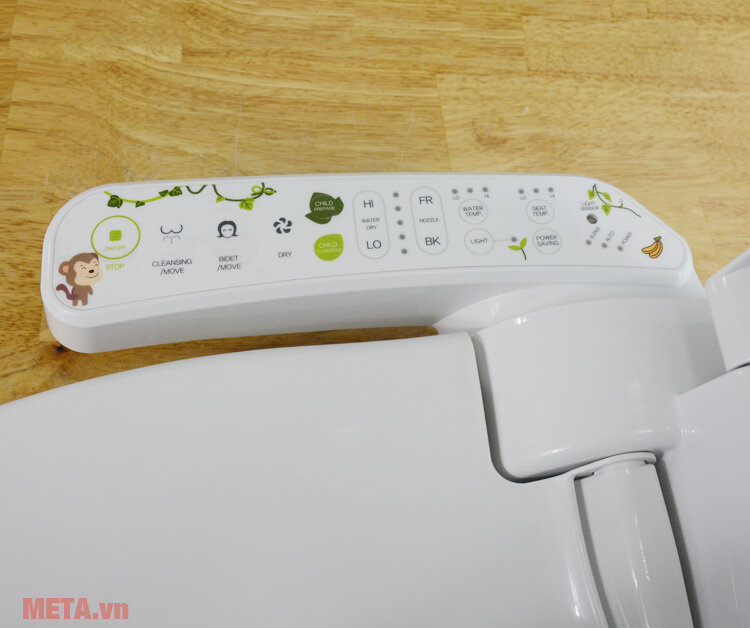 Nắp thiết bị vệ sinh điện tử thông minh NCM Blooming Bidet NB-1160 Nắp thiết bị vệ sinh điện tử thông minh NCM Blooming Bidet NB-1160
