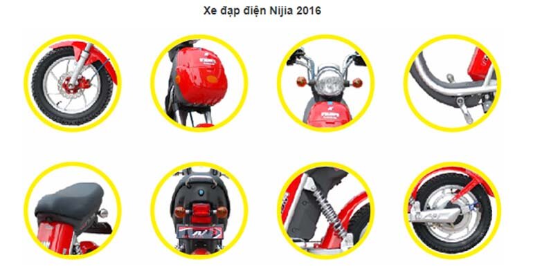 Xe đạp điện Nijia 2016