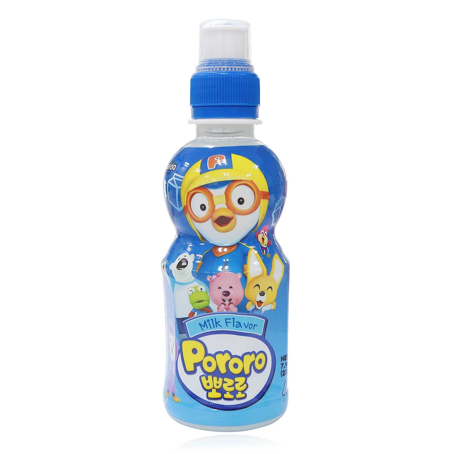 Nước uống Pororo hương vị sữa chai 235ml  Nước uống Pororo hương vị sữa chai 235ml