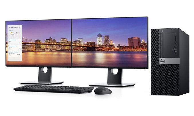 Máy tính để bàn Dell OptiPlex 5060 Tower (70162089) nhỏ gọn và linh hoạt