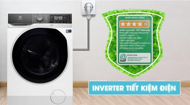 Máy giặt 10kg   Sấy 7kg Electrolux EWW1042AEWA