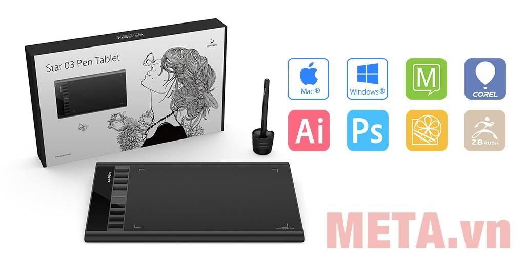 Bảng vẽ điện tử XP-Pen Star 03 10 x 6 inches