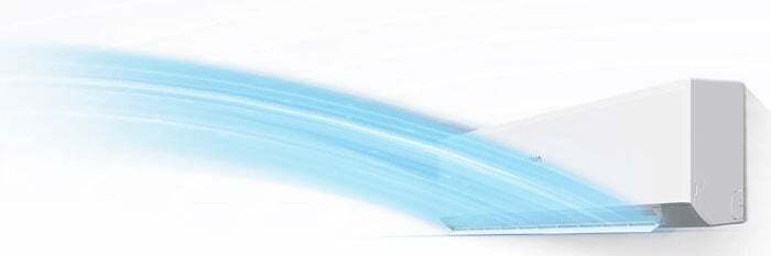 Điều hòa AQUA 2.5HP AQA-R24PC có luồng gió lạnh tỏa nhanh, mạnh mẽ Điều hòa AQUA 2.5HP AQA-R24PC có luồng gió lạnh tỏa nhanh, mạnh mẽ