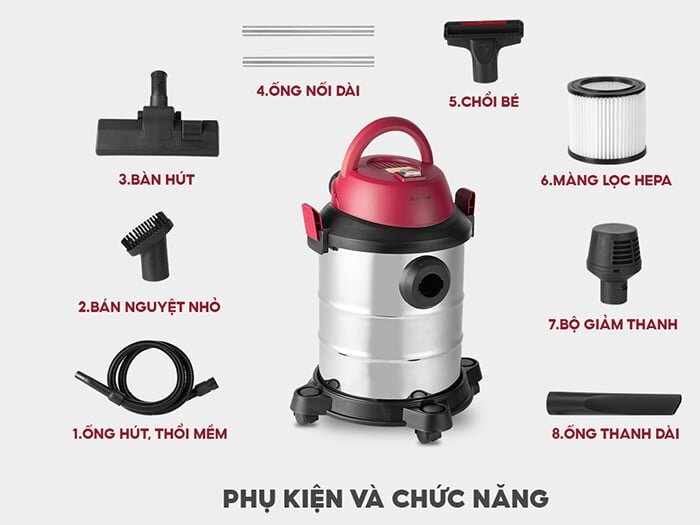 Bộ phụ kiện máy hút bụi Bộ phụ kiện máy hút bụi