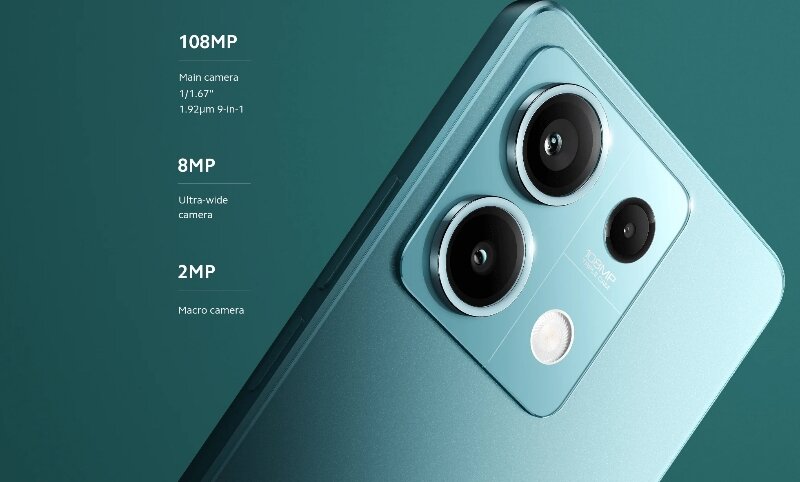 Điện thoại Xiaomi Redmi Note 13 5G 256GB camera