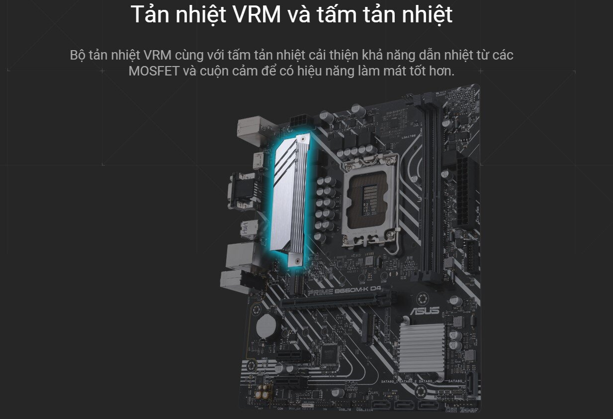 Mainboard Asus PRIME B660M-K D4