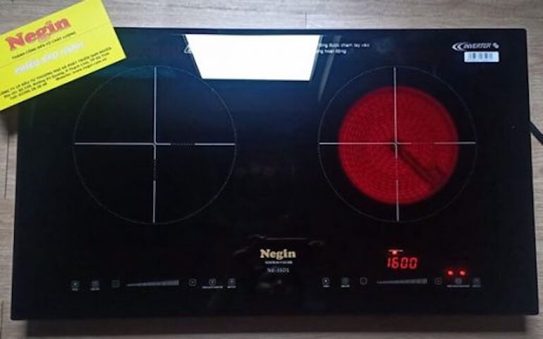 Bếp từ hồng ngoại âm 2 vùng nấu Negin NE-35D1