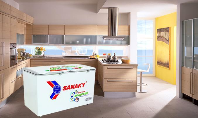 Tủ đông 280L inverter SANAKY 1 NGĂN VH 2899A3 Tủ đông 280L inverter SANAKY 1 NGĂN VH 2899A3