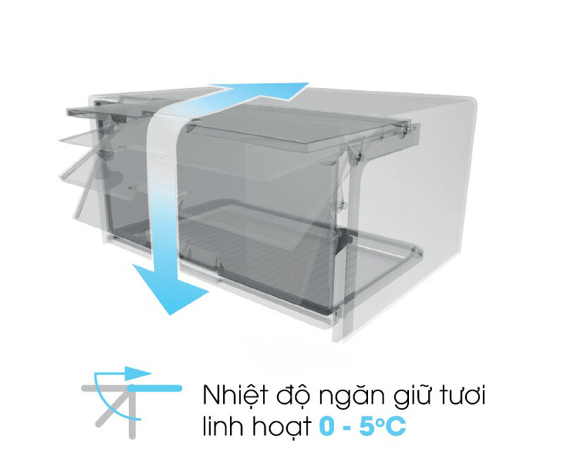 Tủ lạnh Sharp inverter 314 lít SJ-X316E-DS Tủ lạnh Sharp inverter 314 lít SJ-X316E-DS