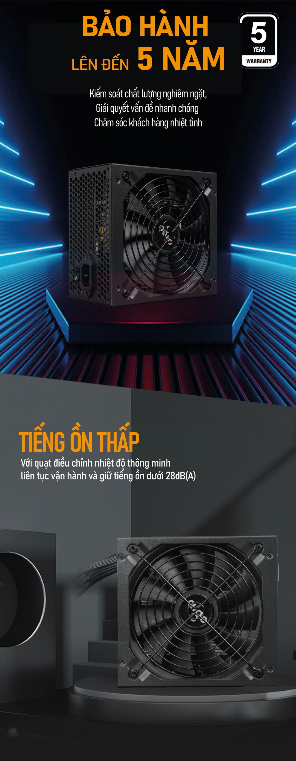 Nguồn máy tính AIGO GB650