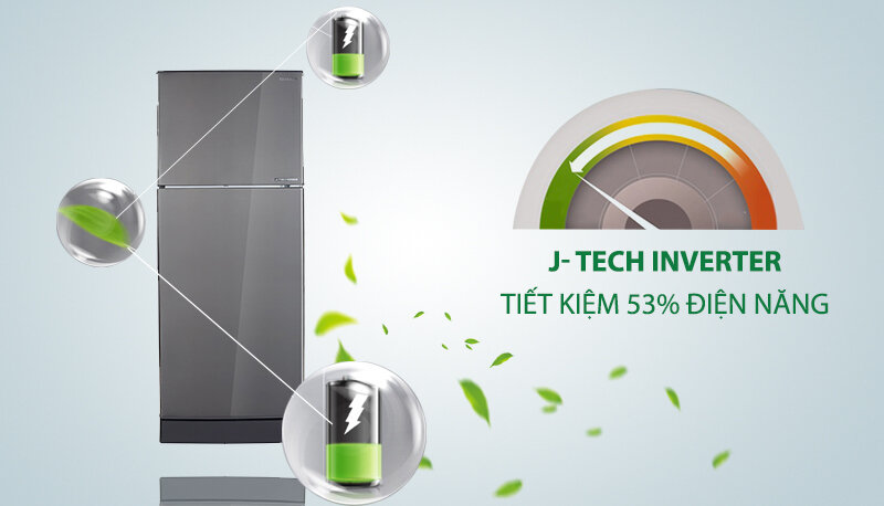 Tủ lạnh Sharp 196 lít SJ-X201E-DS Tủ lạnh Sharp 196 lít SJ-X201E-DS