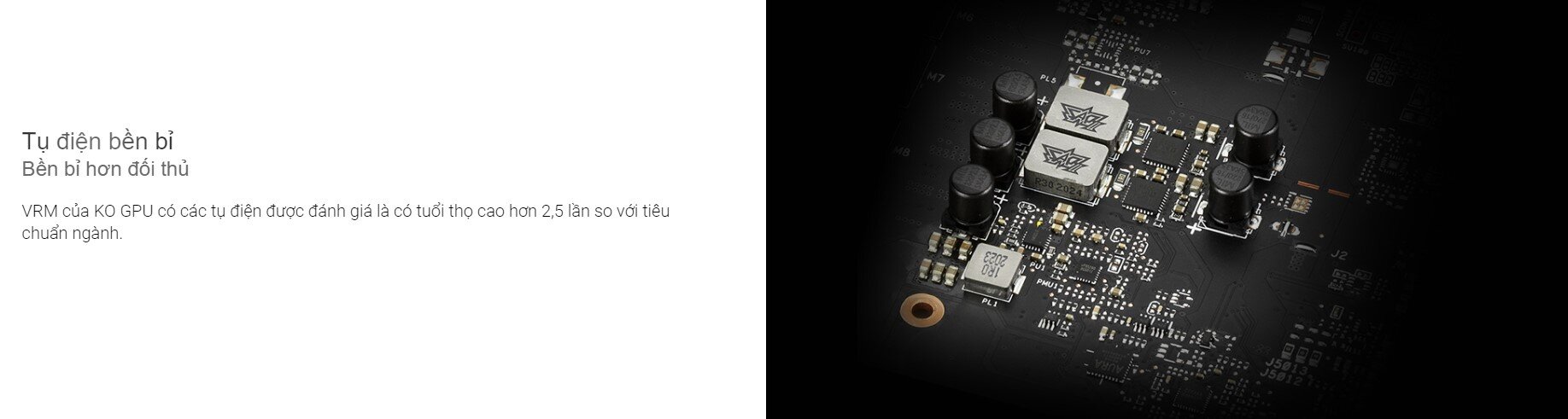 Card màn hình Asus KO-RTX 3060 Ti-8G-V2-GAMING